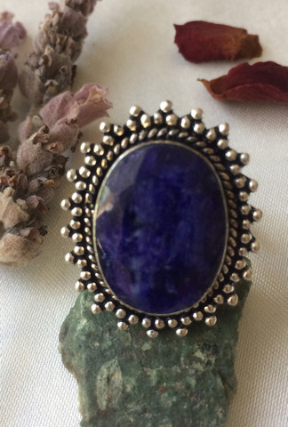 Delicate Blue Sapphire Ring