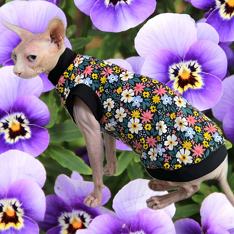 Flower Power - Cat Shirt