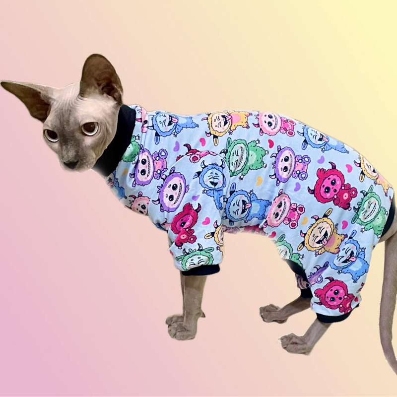 Snuggle Monster - Cat Romper