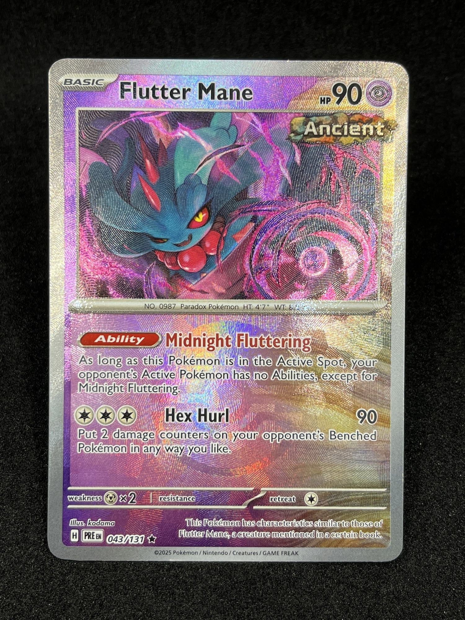 Flutter Mane 043/131 Pokeball Reverse Holo - Prismatic Evolutions