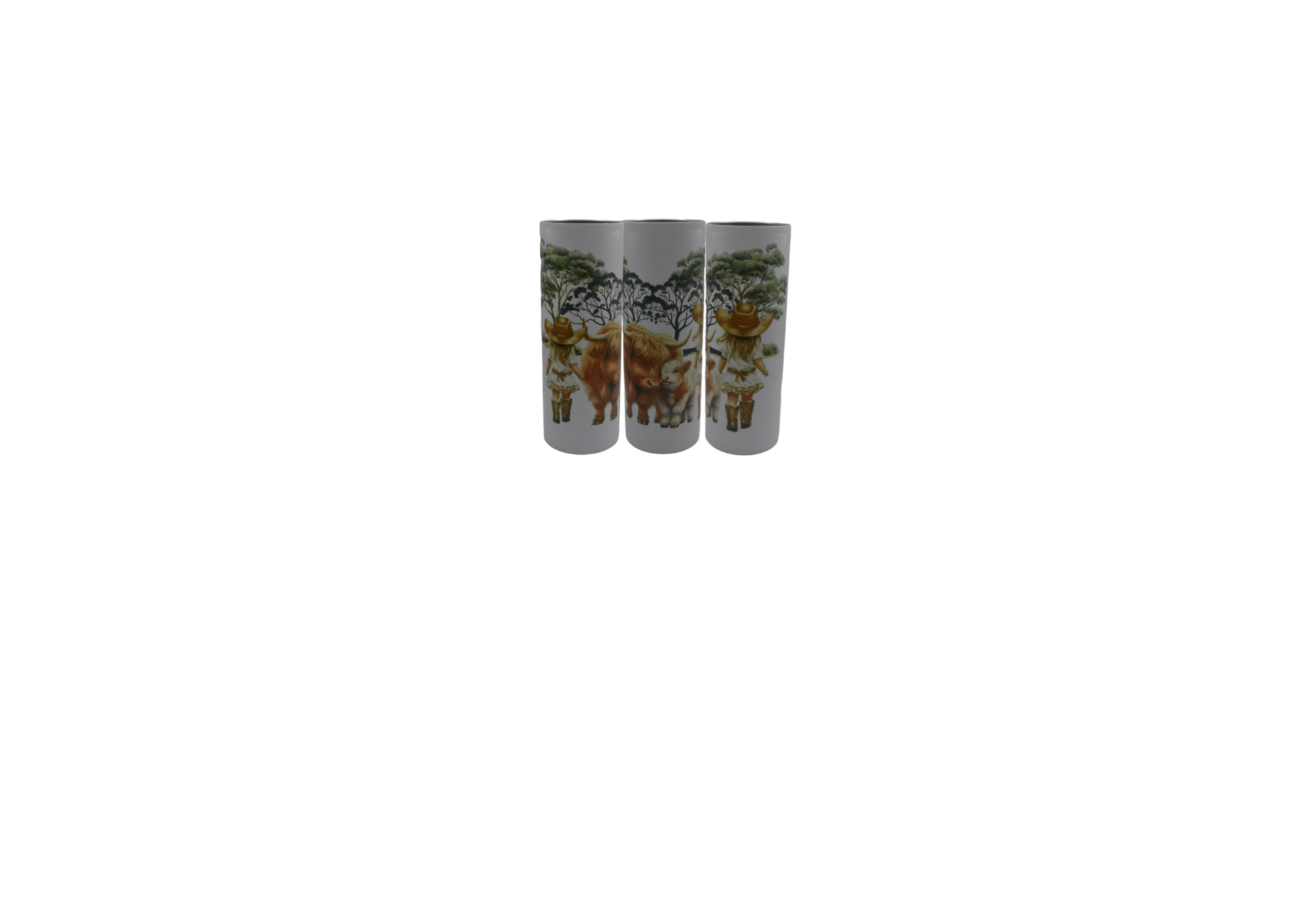 Two Girls & Cow 20 oz Tumbler