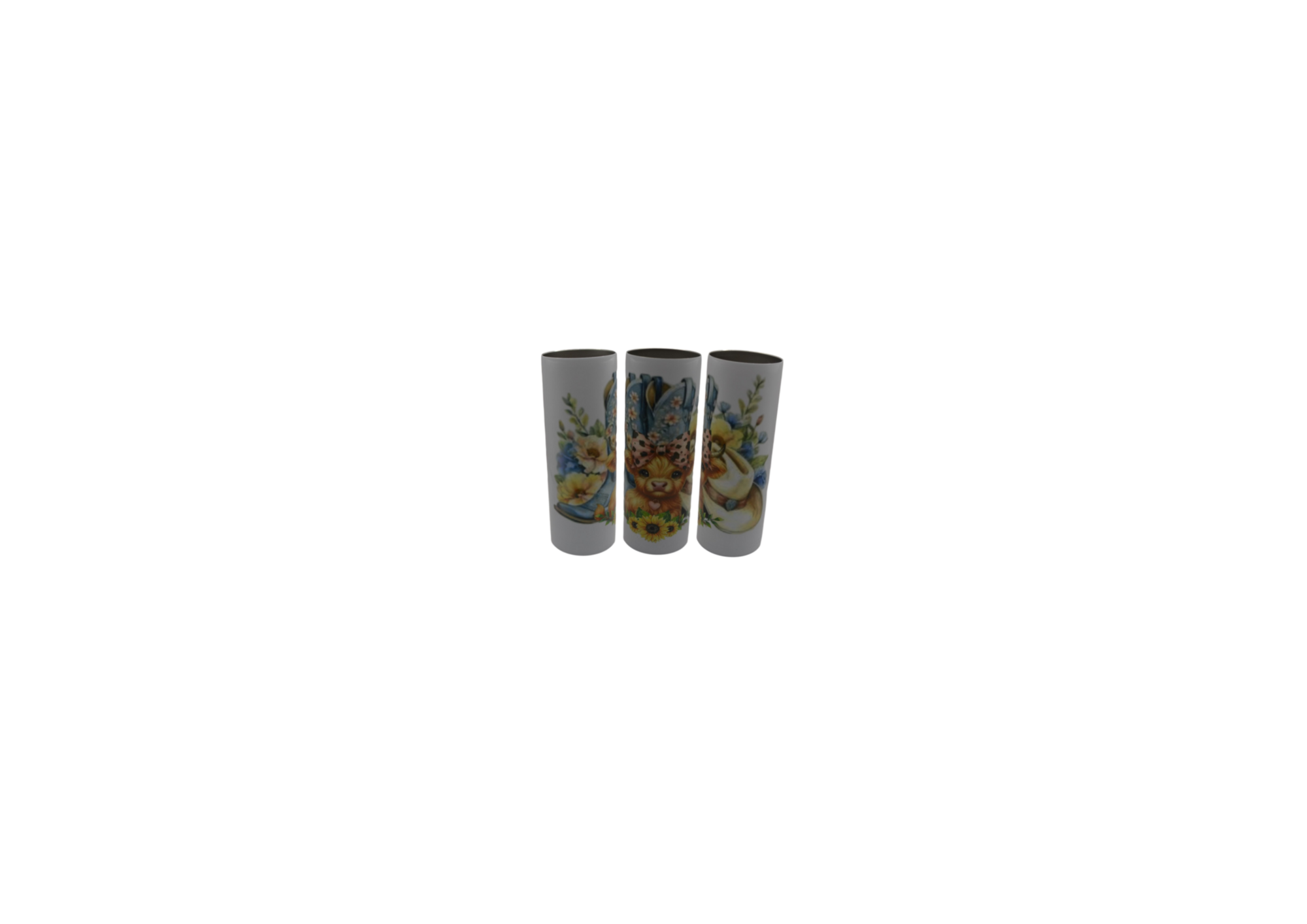 Baby Highland Cow, Boots & Hat 20 oz Tumbler