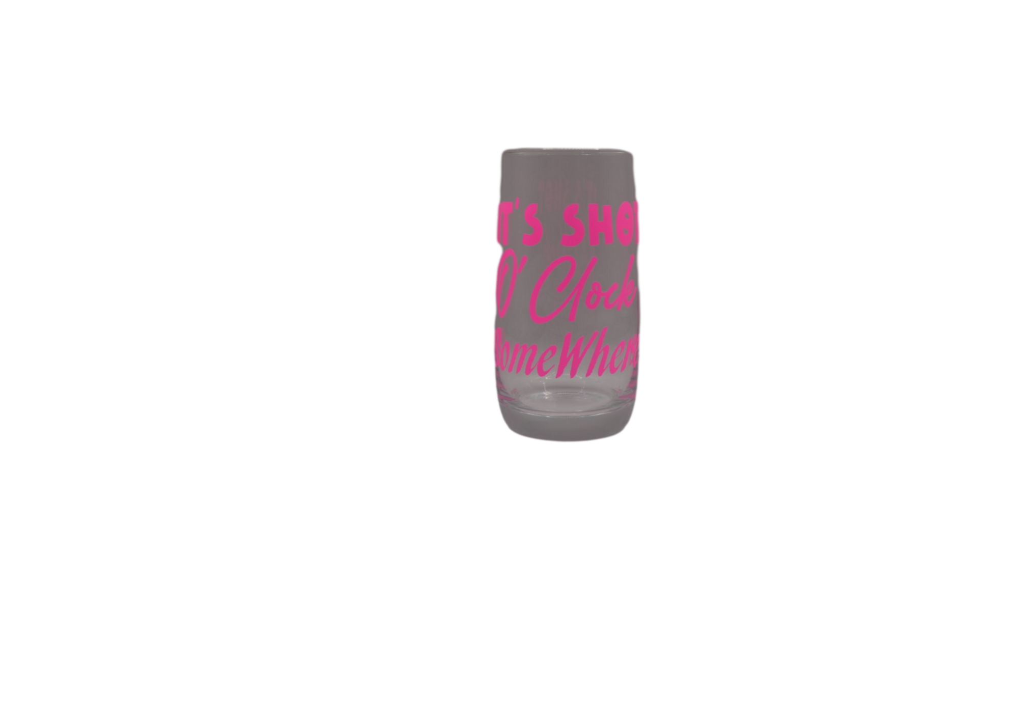 It's Shot O'Clock Somewhere Highball Glasses
