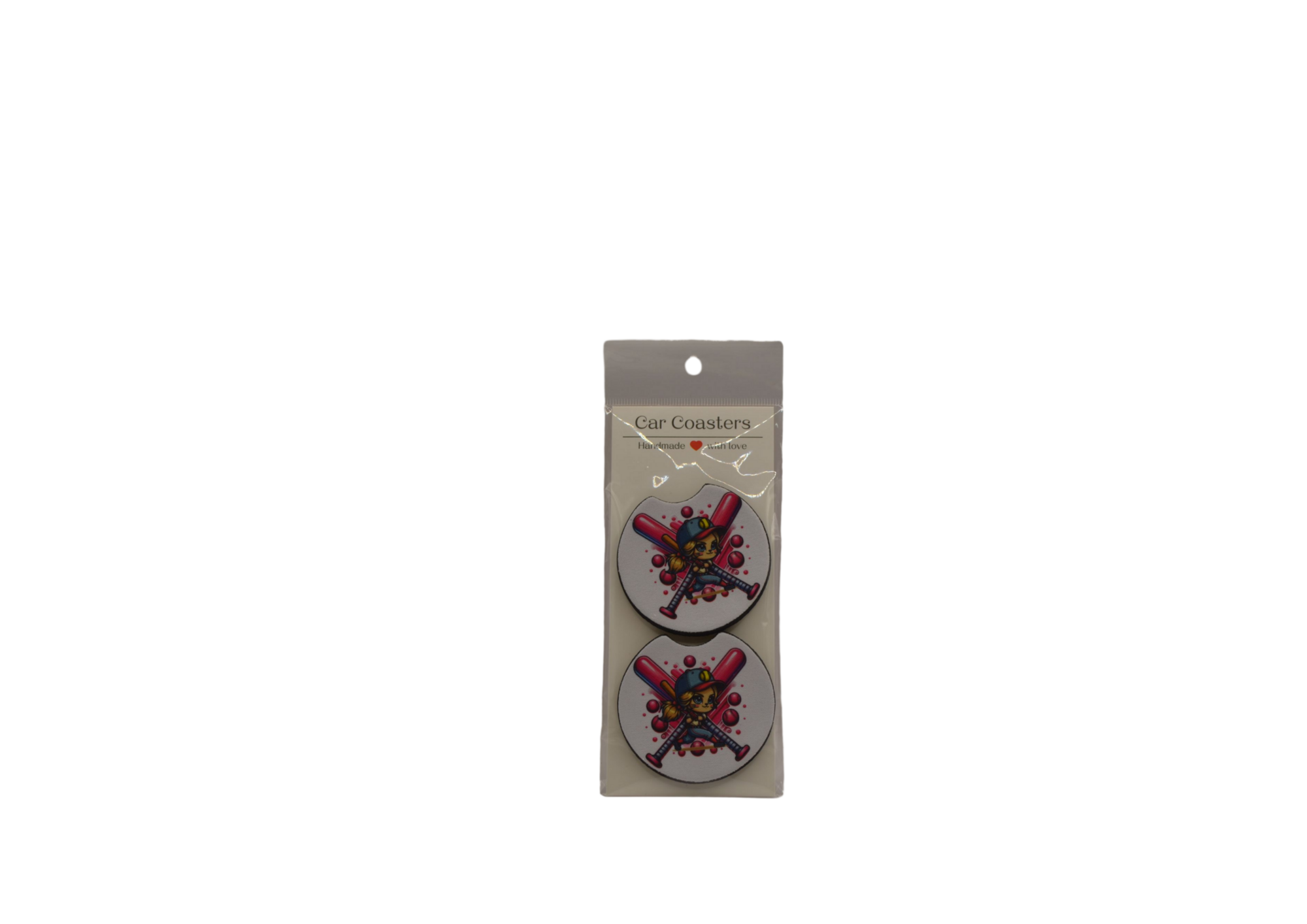 Base Ball Image Car Coaster