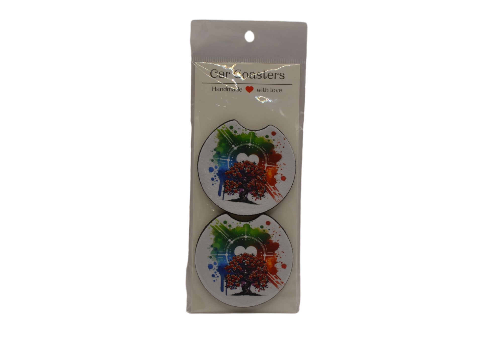 Tree Image Car Coaster