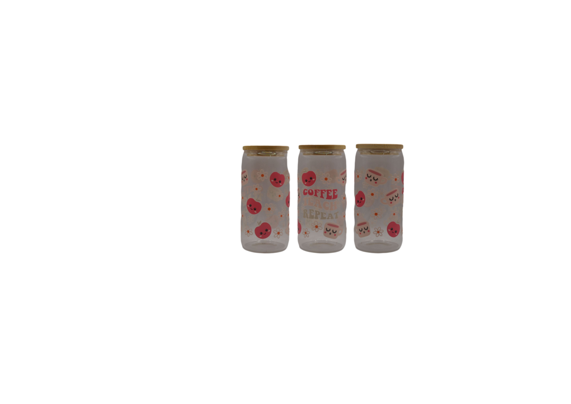 Coffee teach Repeat 16oz libby