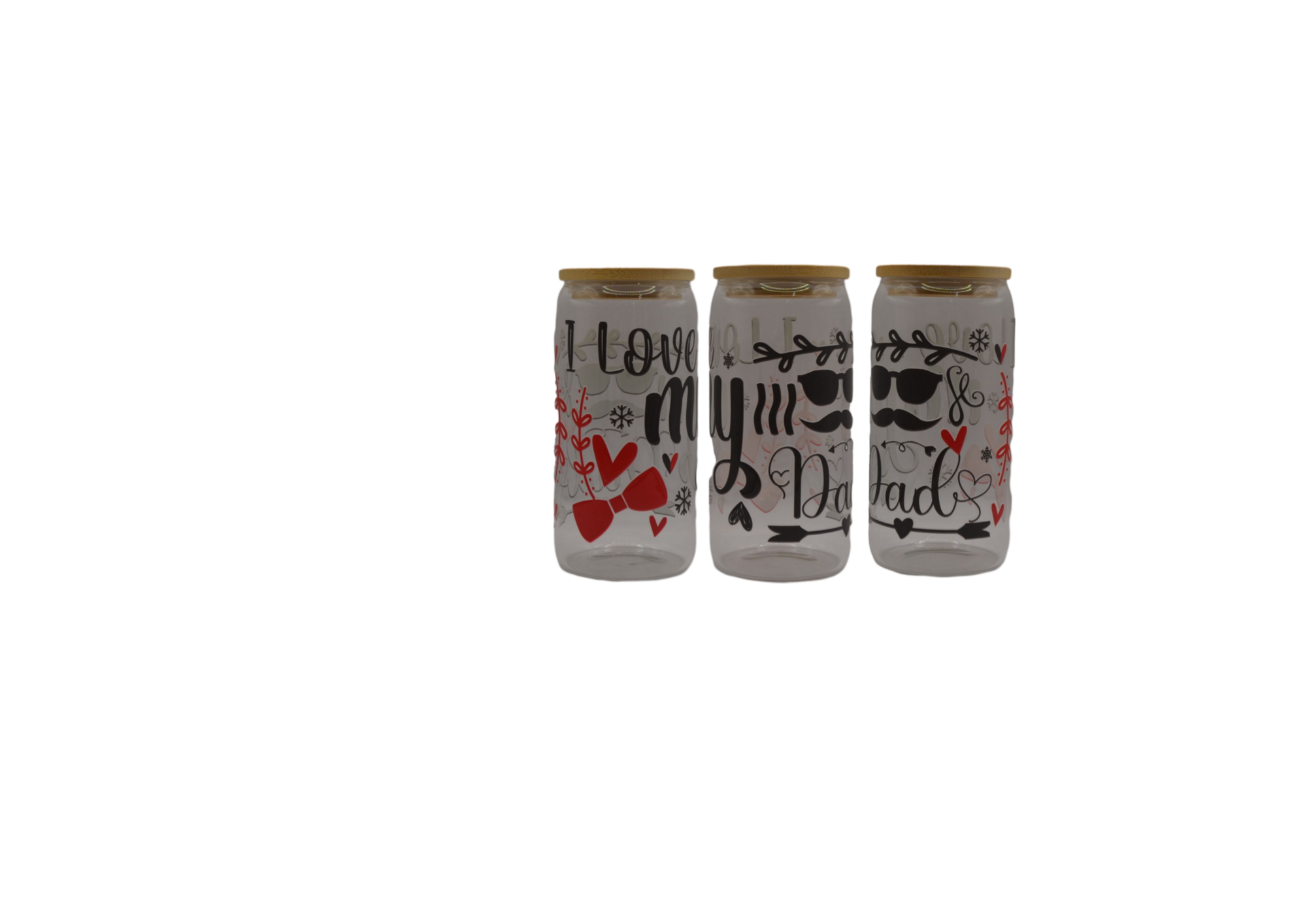 I Love My Dad 16oz libby