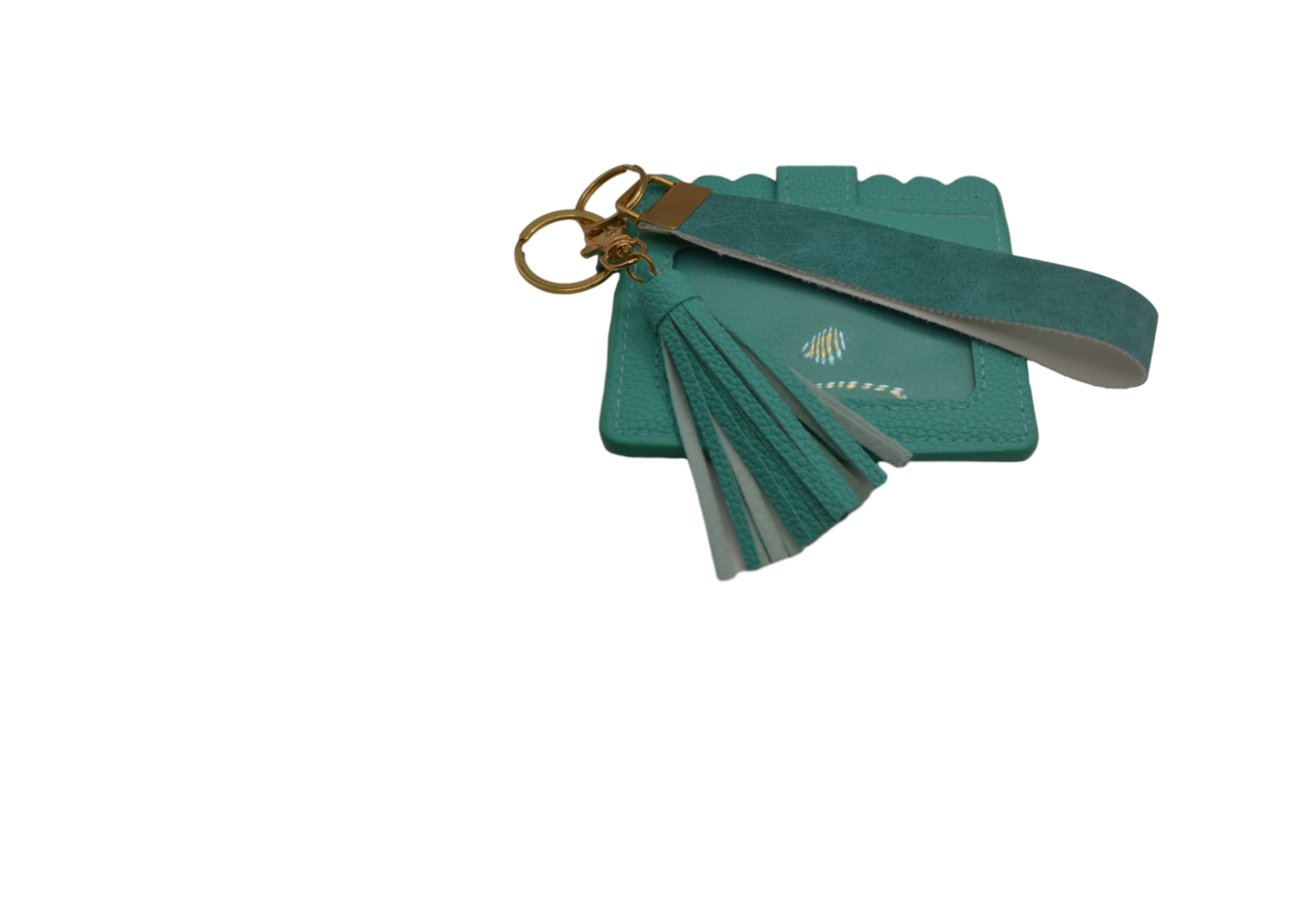 Green With Coin Purse and Tassel Keyring