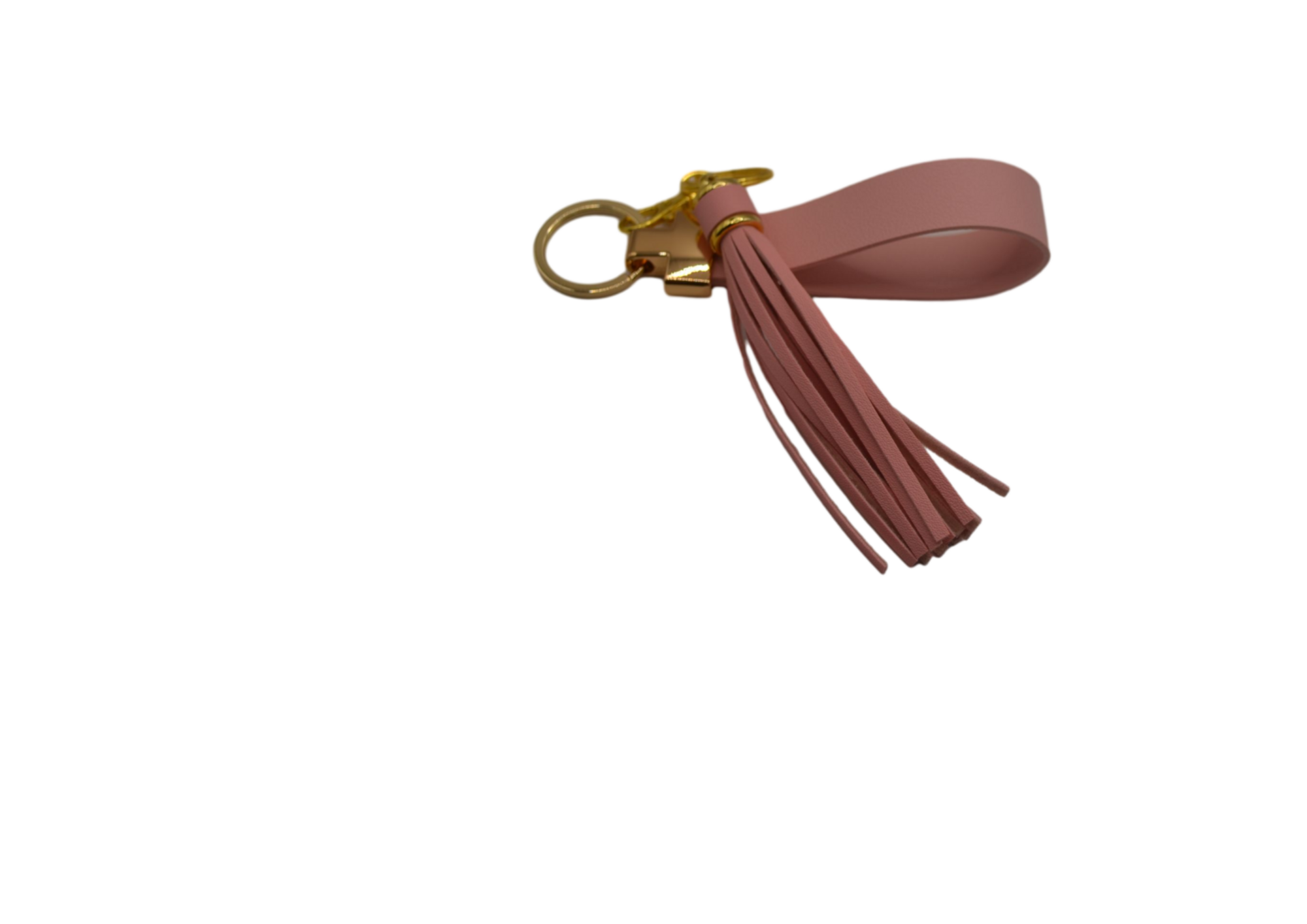 Pink with Tassel Keyring
