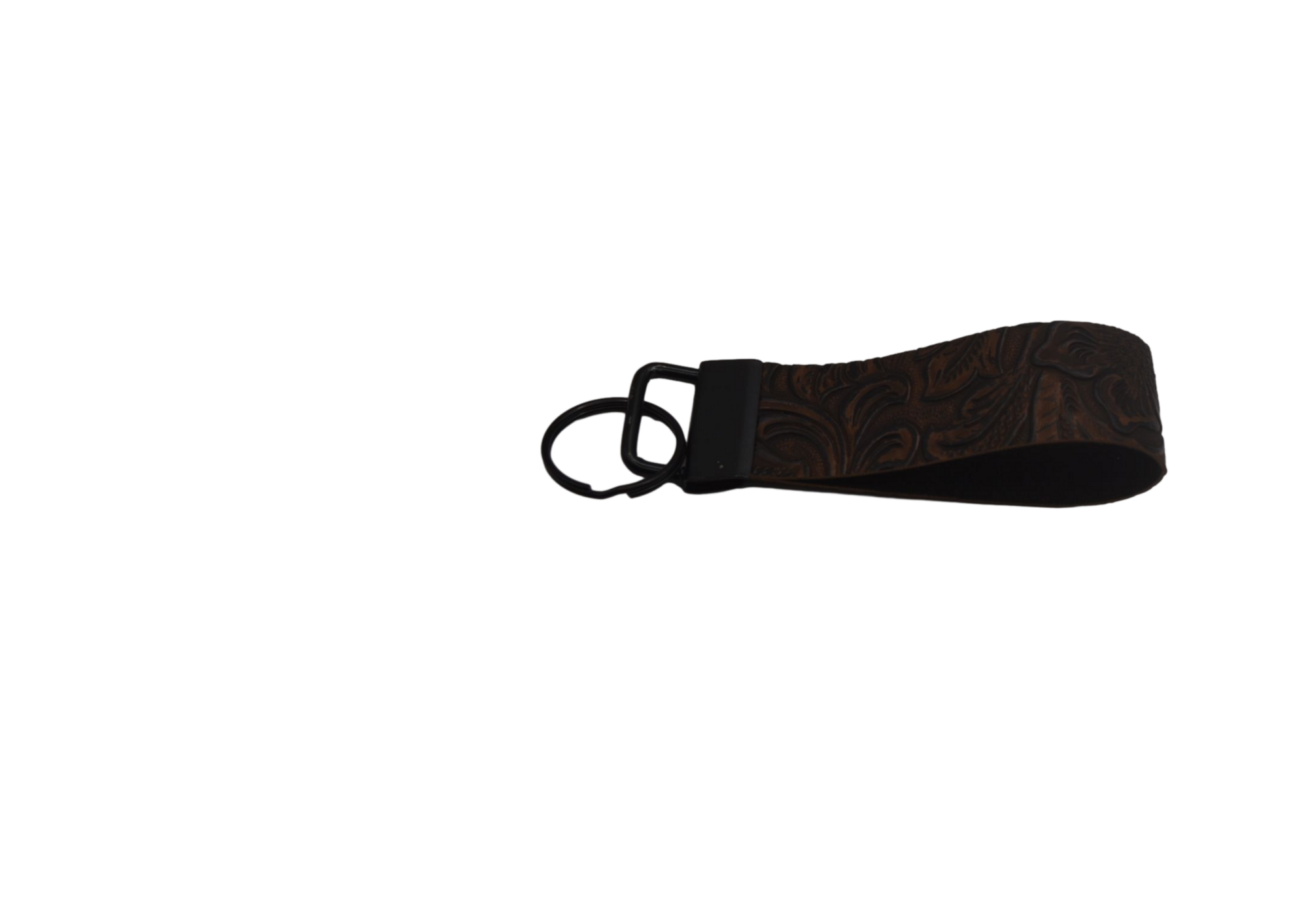 Small Brown Patterned Keyring