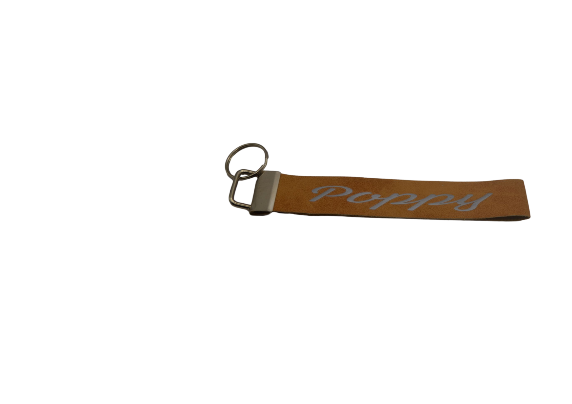 Brown Poppy Keyring