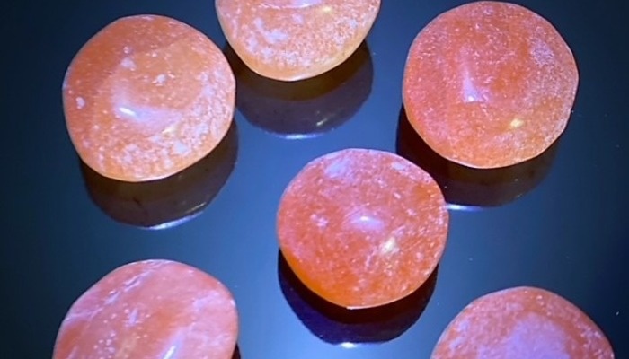 Orange Selenite Crystal Tumbled pieces