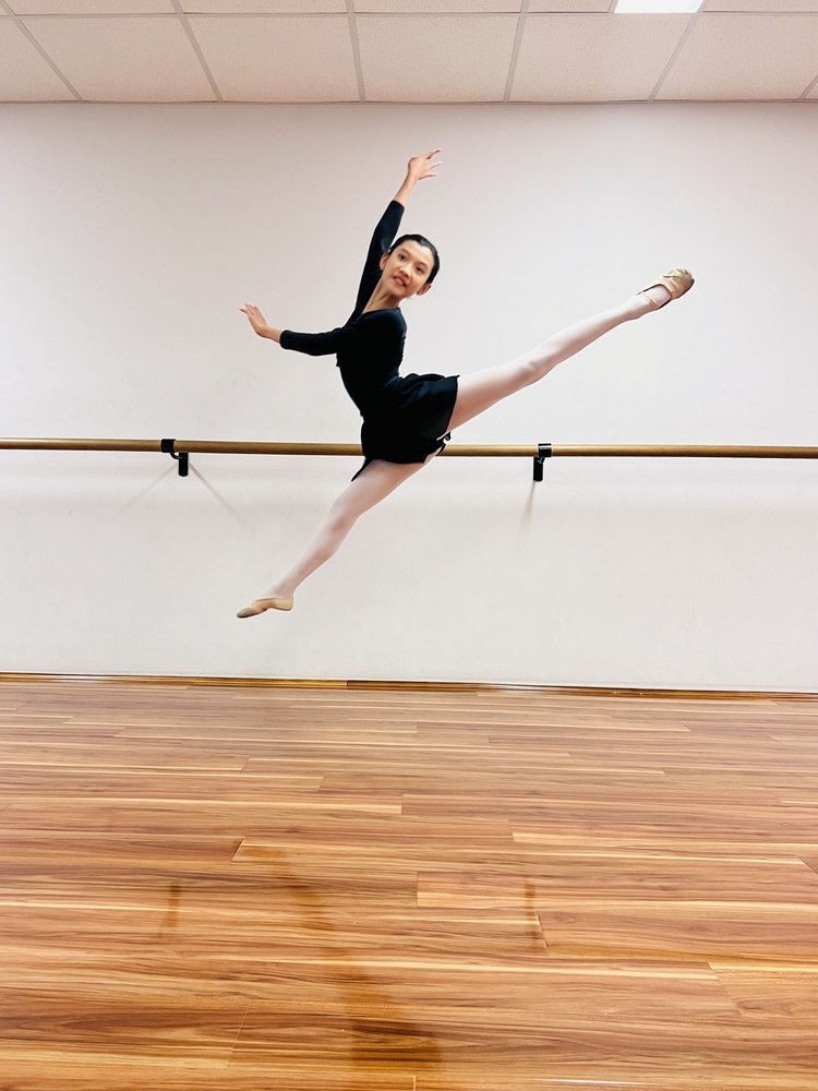 Barre work in the studio