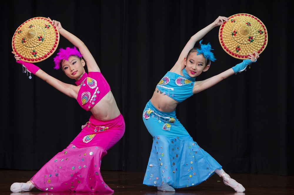 Chinese dance students