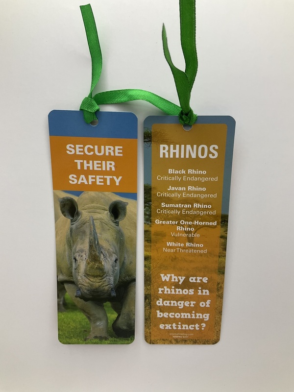 Rhinos Bookmark