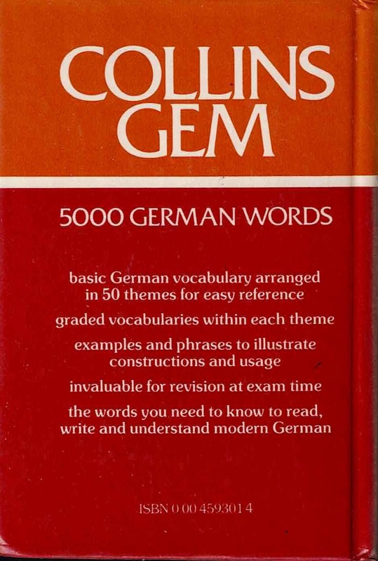 5000 German Words - Collins Gem