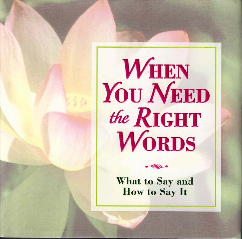 When You Need the Right Words