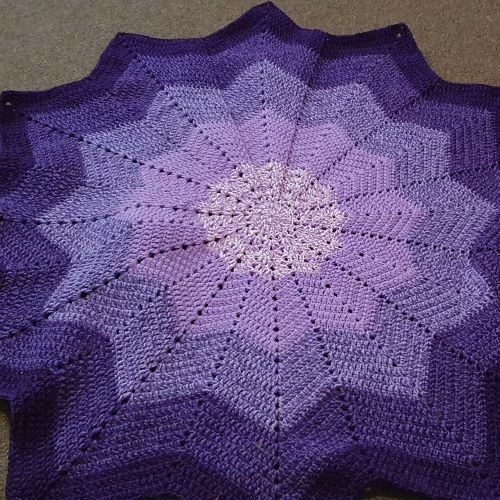 12 Point Star Baby Blanket