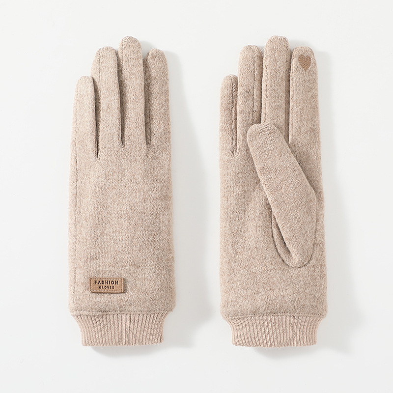 Elegant Women's Wool Blend Winter Gloves
