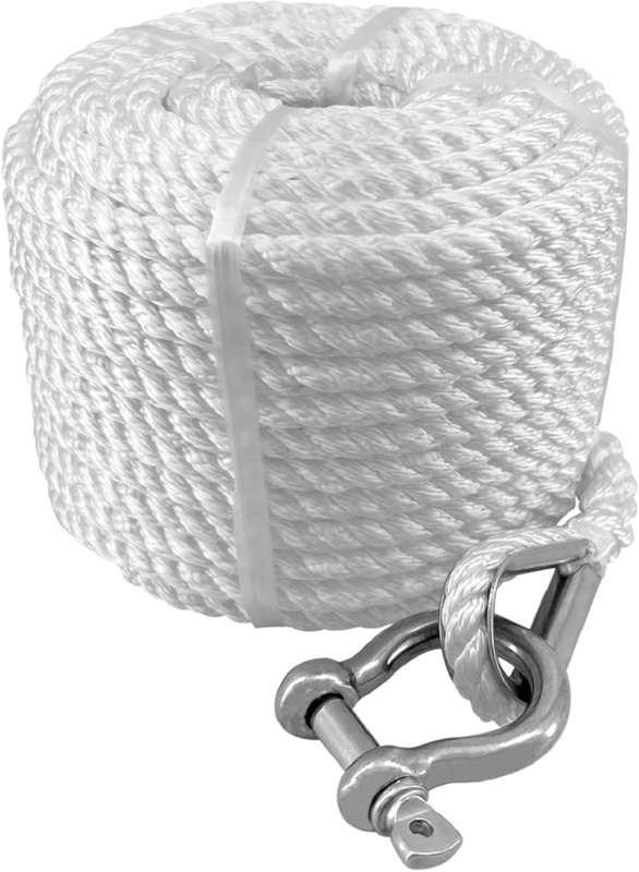 Solid Braid Nylon Anchor Rope (3/8