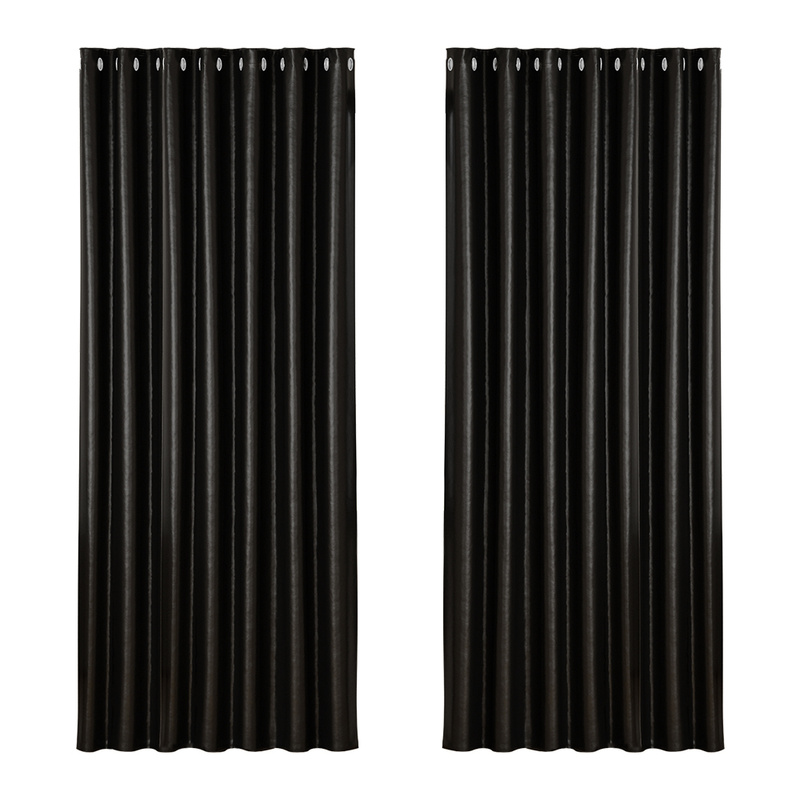 Artiss 2X Blockout Curtains Eyelet 240x230cm