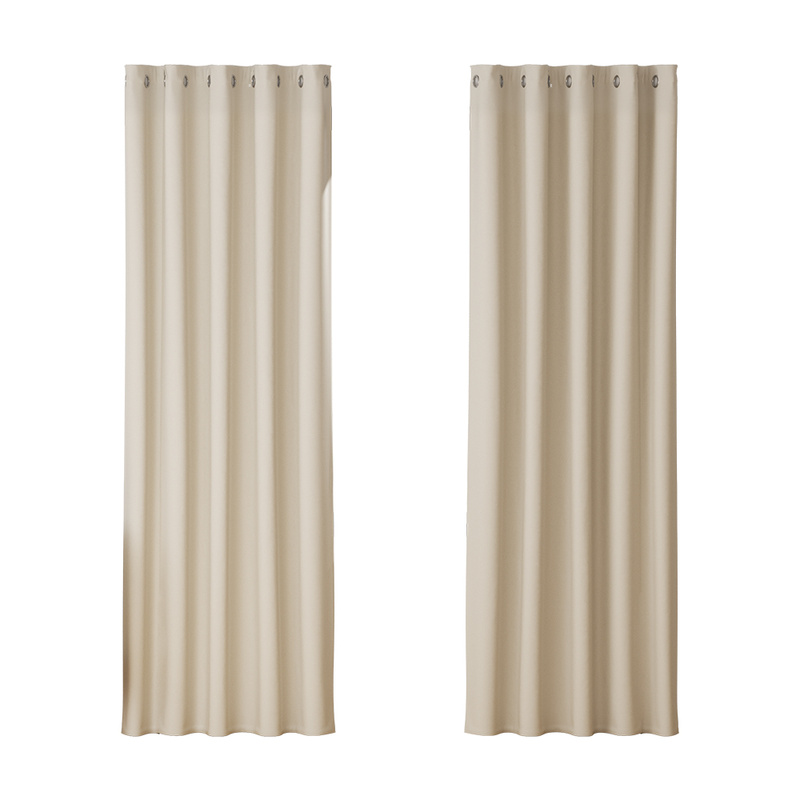 Artiss 2X Blockout Curtains Eyelet 180x213cm