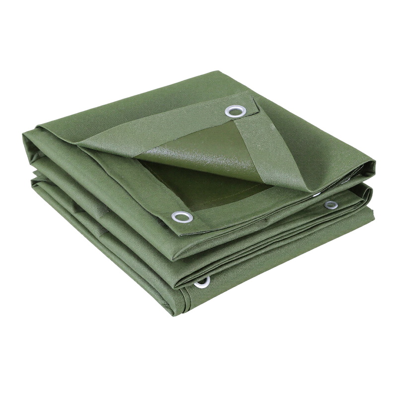 Instahut 2x3m Tarp 600GSM Canvas Heavy Duty Water Resistant