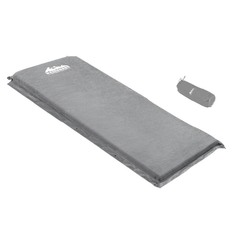 Weisshorn Self Inflating Mattress Camping Sleeping Mat Air Bed Single
