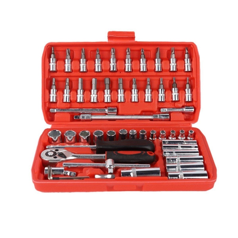 53PCS Metric Deep Socket Set 1/4
