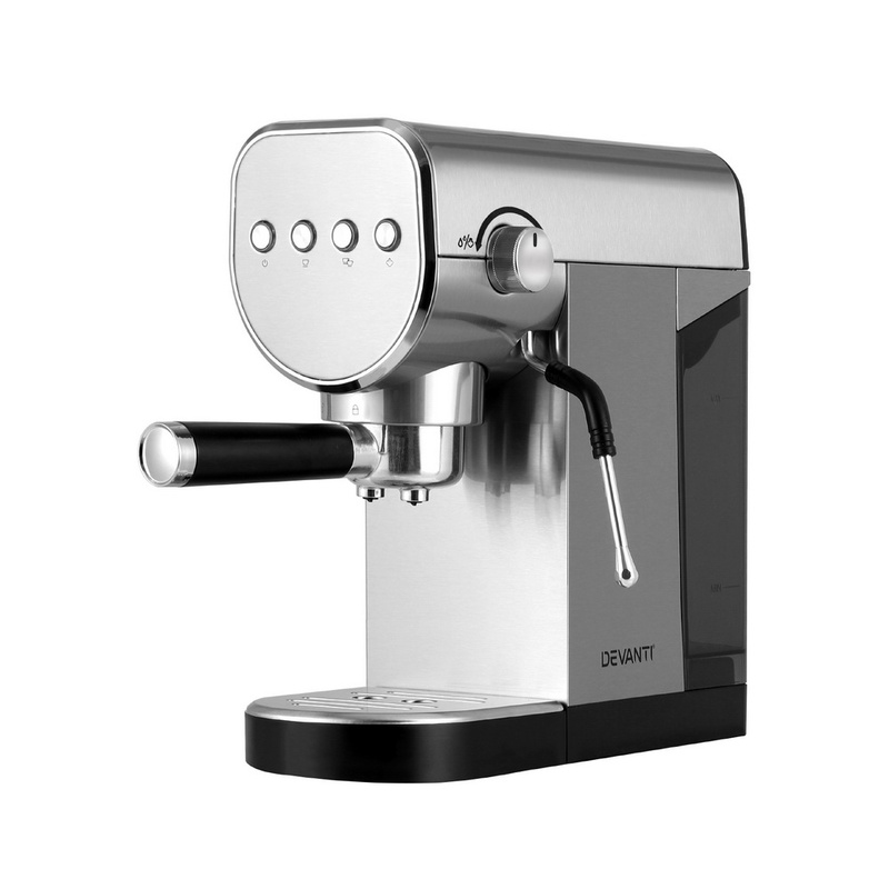 Devanti 20 Bar Coffee Machine Espresso Maker