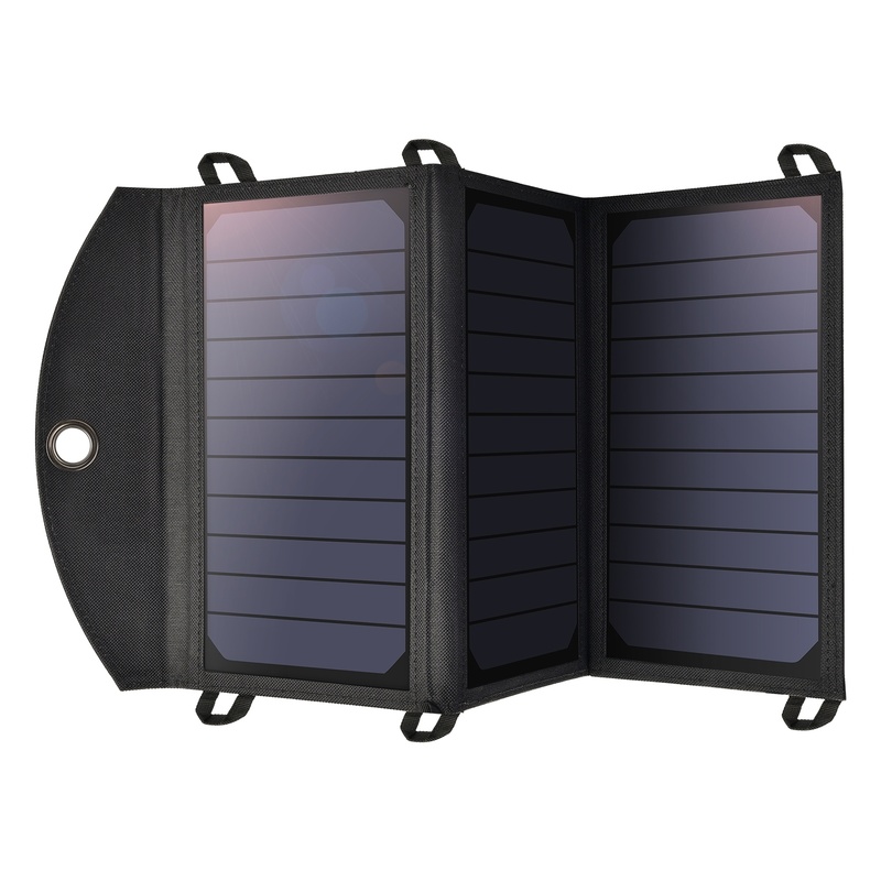 CHOETECH SC001 19W Portable Solar Panel Charger SunPower Panels Dual USB Charger