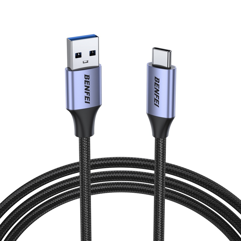 BENFEI 369GY USB 3.0 to USB C Cable, 5Gbps High-Speed Data Sync & 3A Charging