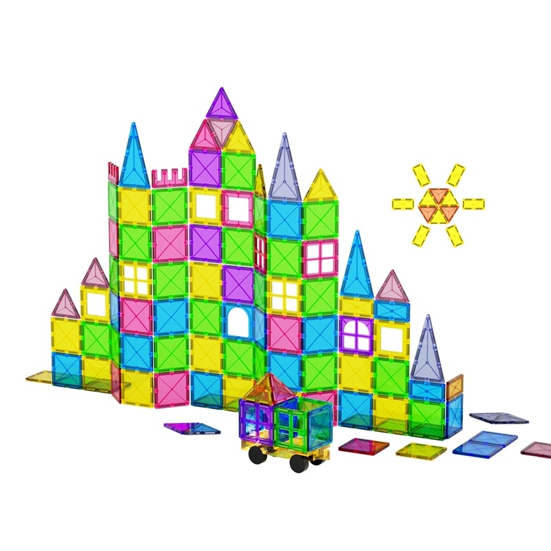 Keezi Kids Magnetic Tiles Blocks Building Educational Toys Children Gift