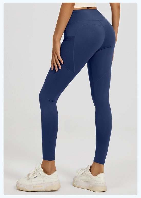 High Waist Yoga Pants with Side Pockets