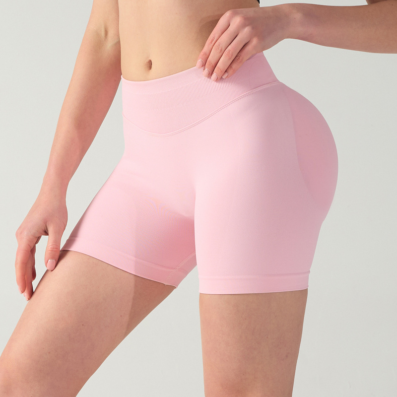 High-Elastic Hip Yoga Shorts