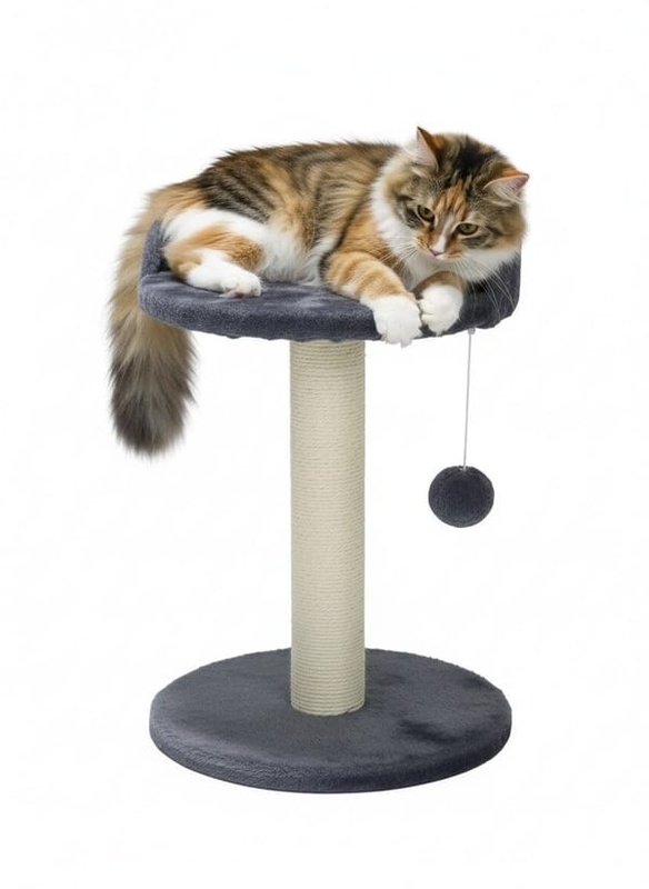 CARLA HOME Cat Tree Tower for Indoor Cats with Plush Perch, Sisal Scratching Post