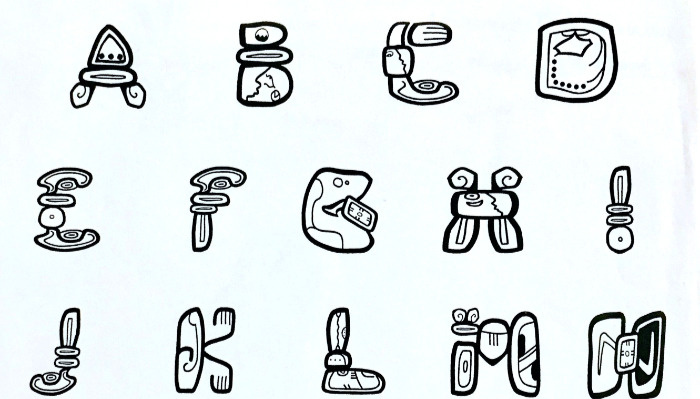 Designed alphabet
