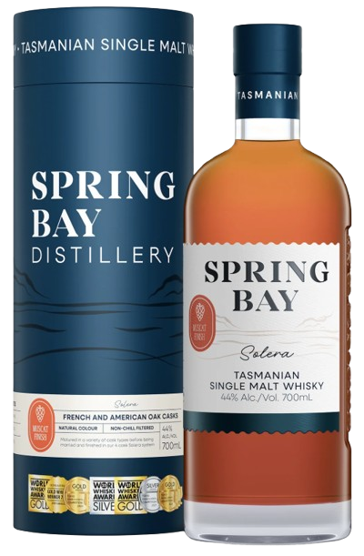 Spring Bay Tasmanian Single Malt Whisky Solera Muscat Cask 44% 700ml
