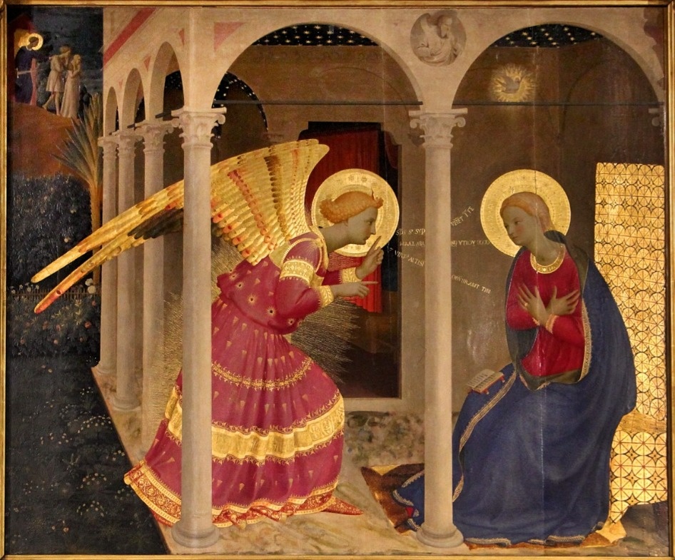Annunciation of Cortona (Detail), Fra Angelico, 1433-1444