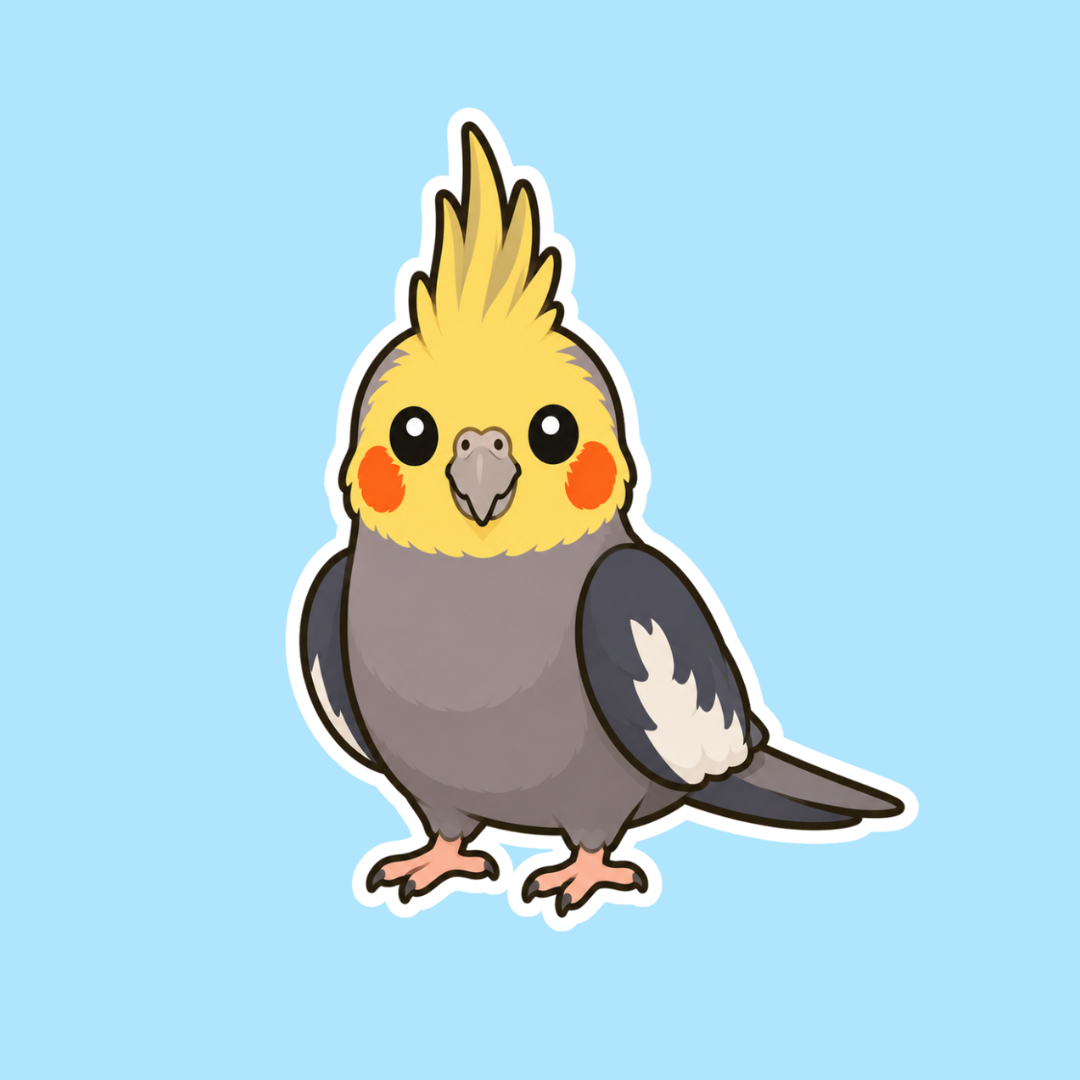 Grey Cockatiel