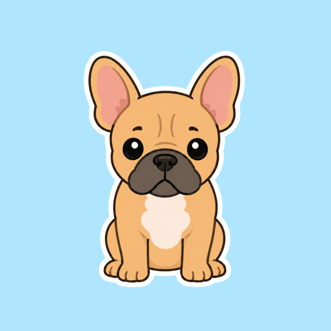 French Bulldog Sticker