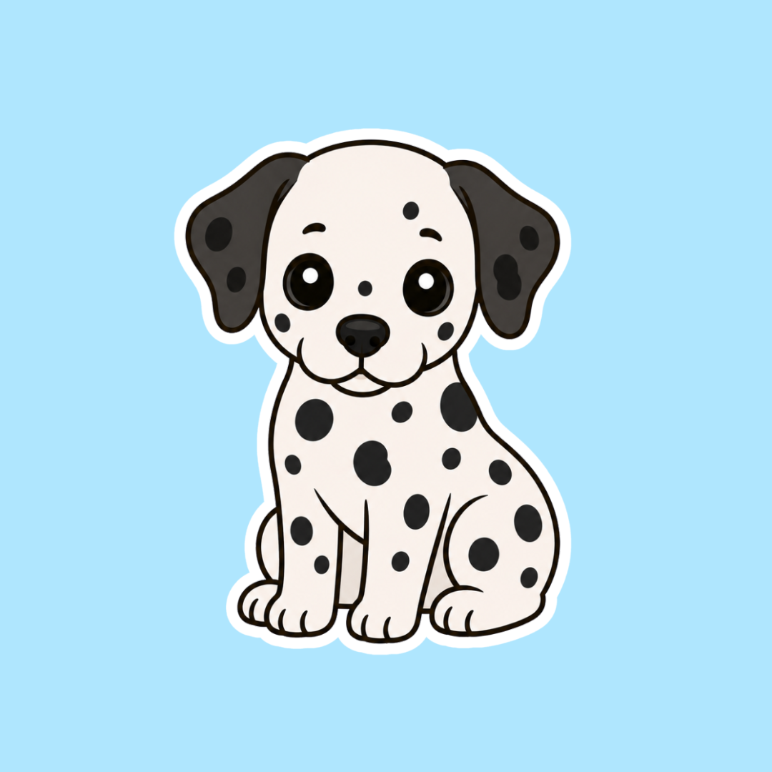 Dalmation Sticker