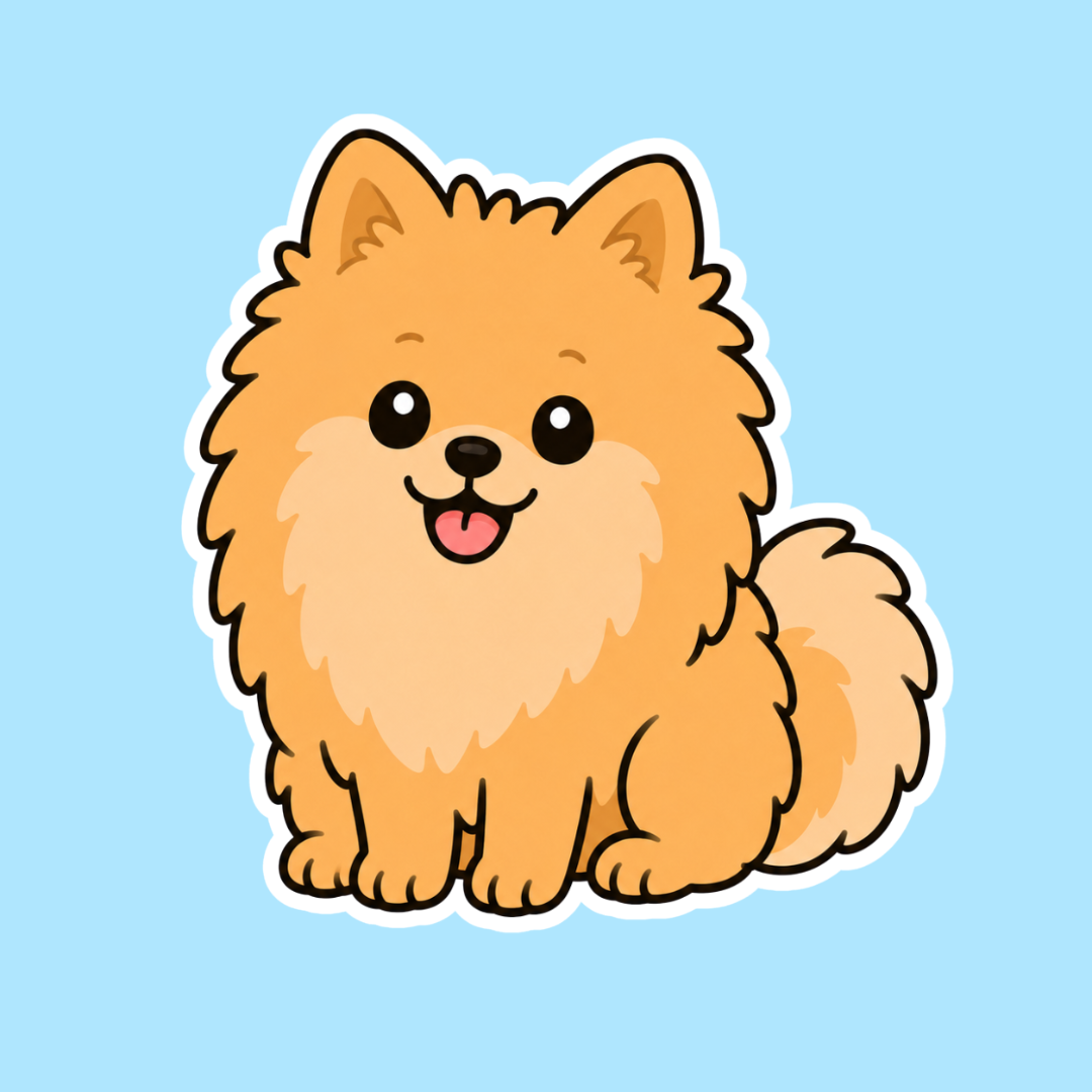 Pomeranian Sticker