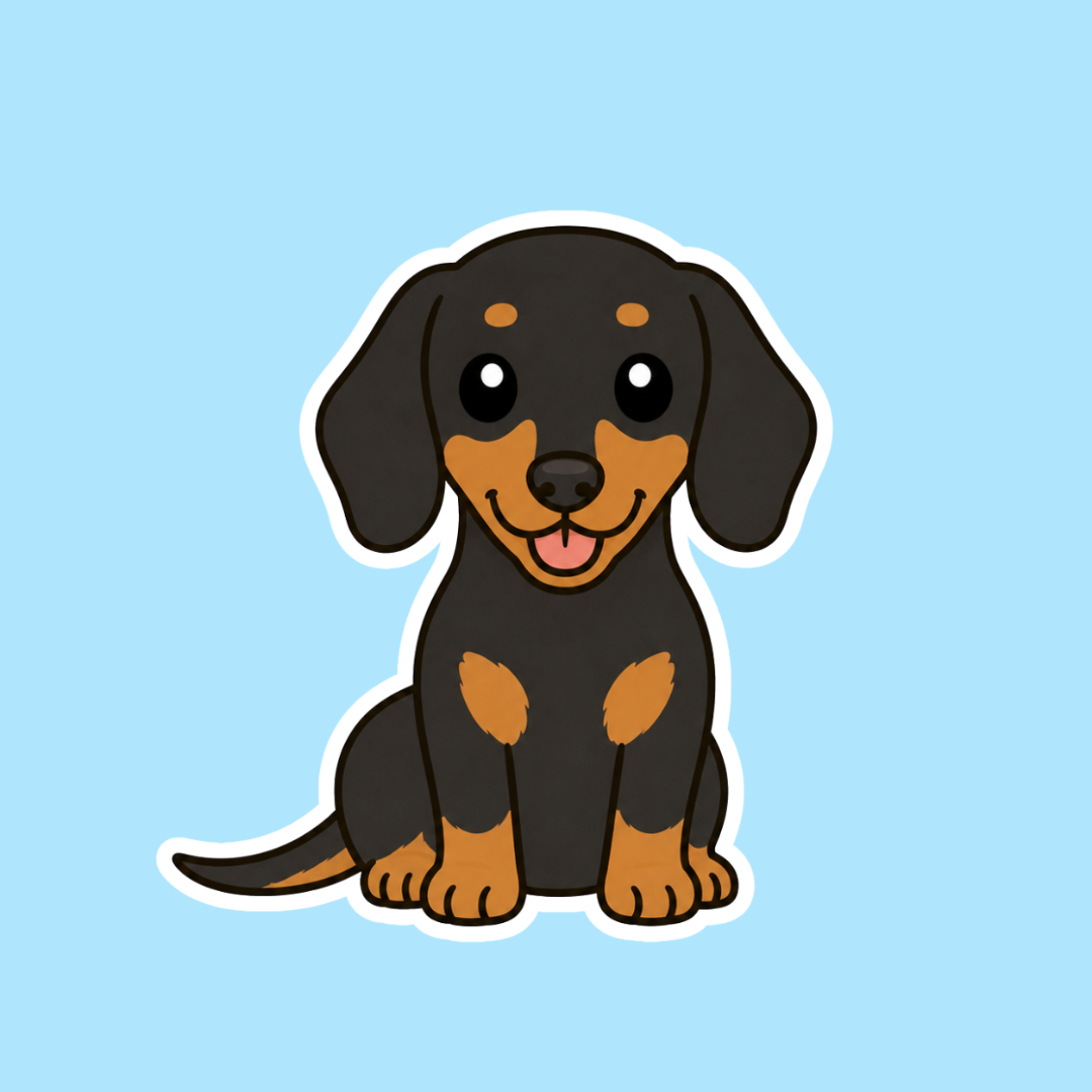 Daschund Sticker