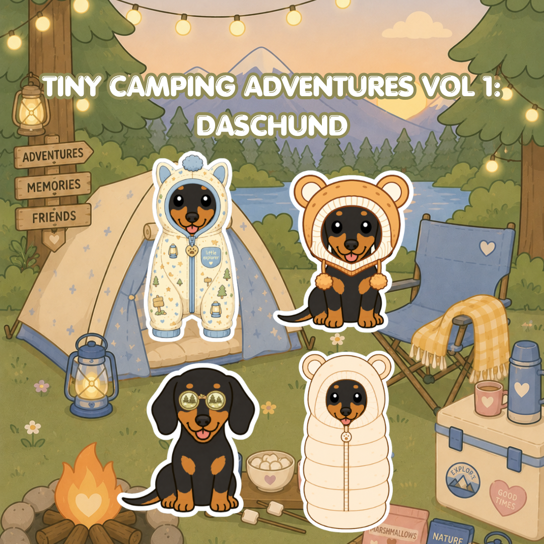 Camping Sticker Pack Vol 1