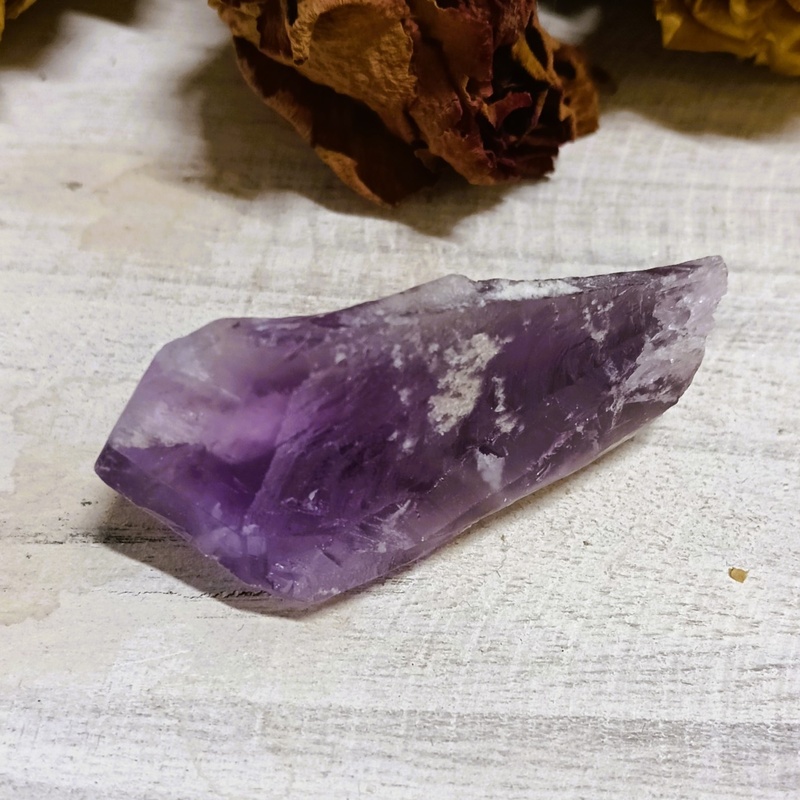 Little Rough Rough Amethyst Point