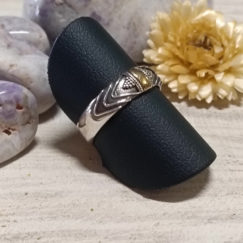 Sterling Silver Tribal Band Ring