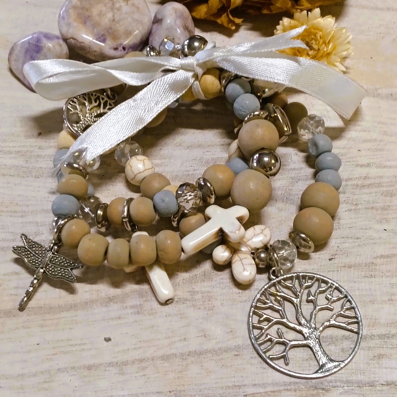 Hand Crafted Bracelet Set 3 - Tree Design