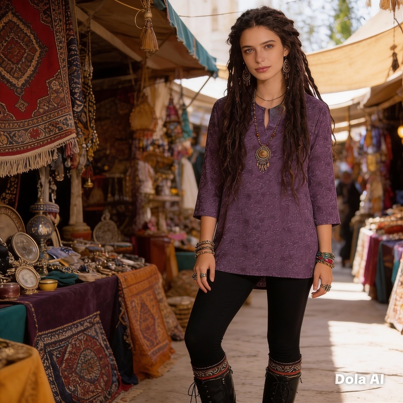 Boho Diva Long Sleeve Kurta – Assorted