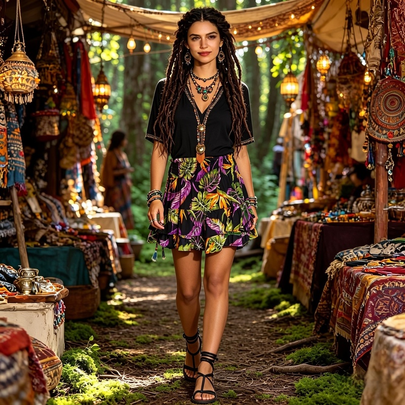 Summer Breeze Designs Rara Mini Skirt